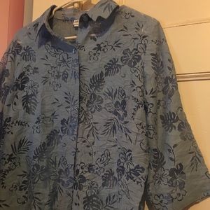 Ladies short sleeve blouse 👚👛🧣